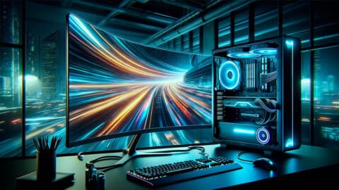 Gráfico de comparación antes y después de la renderización en tiempo real.