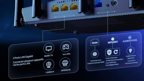 Router Tenda AX1500 WiFi 6 asegurando una conexión rápida